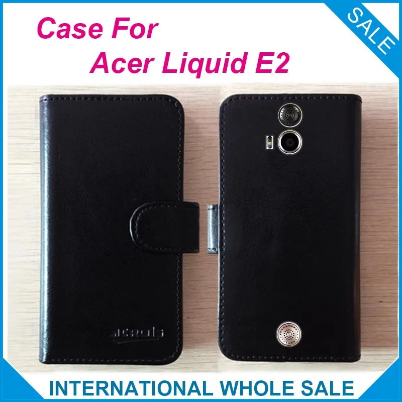 Лидер продаж в наличии Чехол для Acer Liquid E2 6 цветов Эксклюзивный кожаный чехол DUO v370