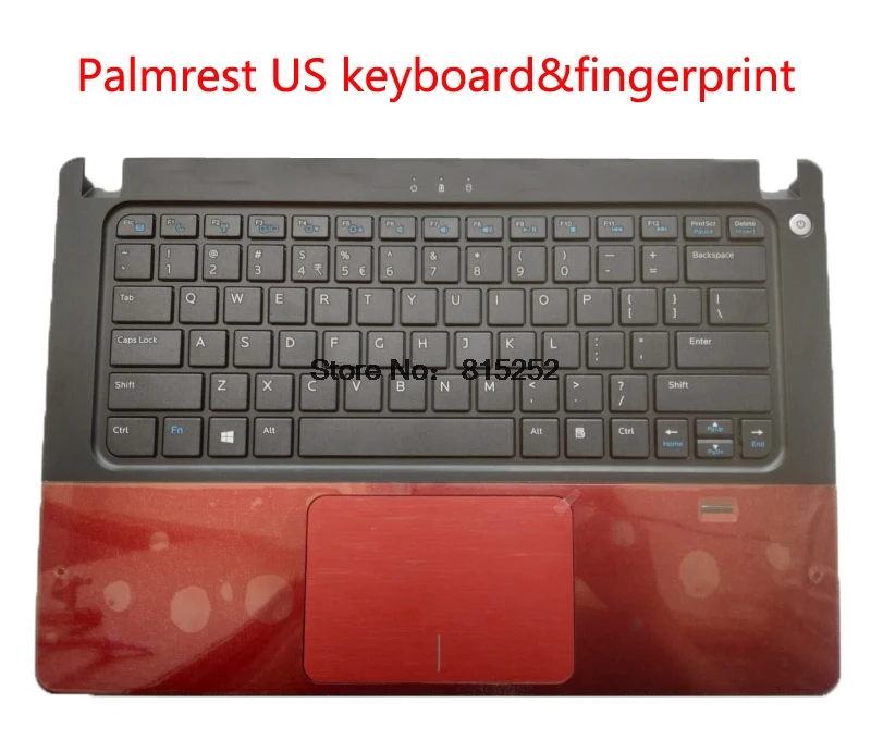US finger 0VDCHK Ноутбук Palmrest для DELL для Vostro 5460 5470 5480 056M9X 0Y3X62 Y3X62 053JW1 53JW1 0VDCHK 06PDJY 6PDJY с клавиатурой - Цвет: US finger 0VDCHK