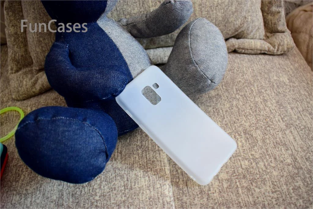 Обычный случай СПС Coque samsung A8 плюс 2018 ТПУ Мягкая задняя крышка Аксесуар