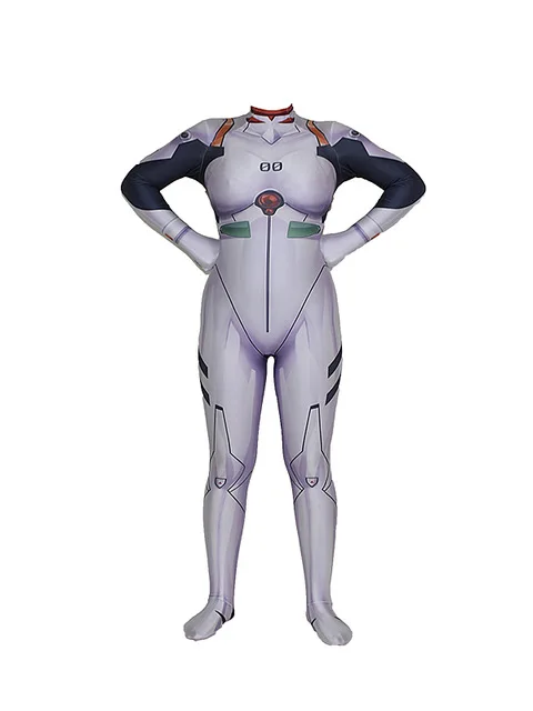 Ayanami Rei костюм лайкра супергерой боди комбинезон Хэллоуин зентай костюмы для