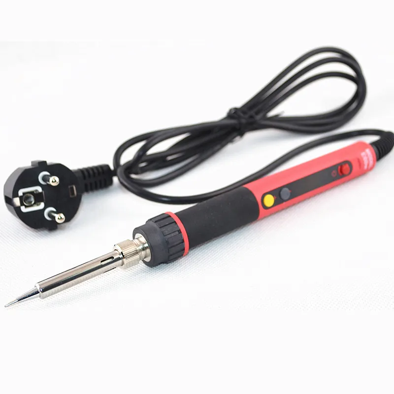 

936d Upgraded E60W LCD Adjustable temperature Digital Electric Soldering station EU plug+10/PCS Solder tip Replace HAKKO 936
