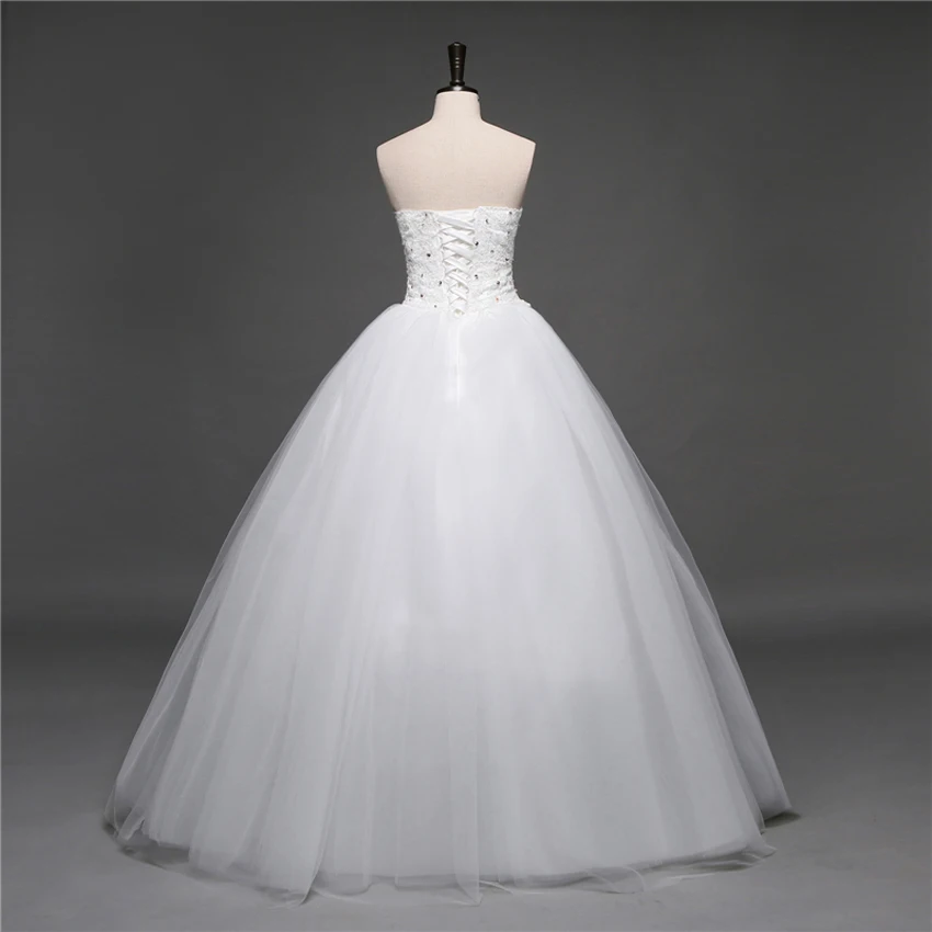 LOVSKYLINE Real Photo Plus Size Vintage Lace Wedding Dresses Princess Vestido de Noivas Ball Gown Free Shipping | Свадьбы и