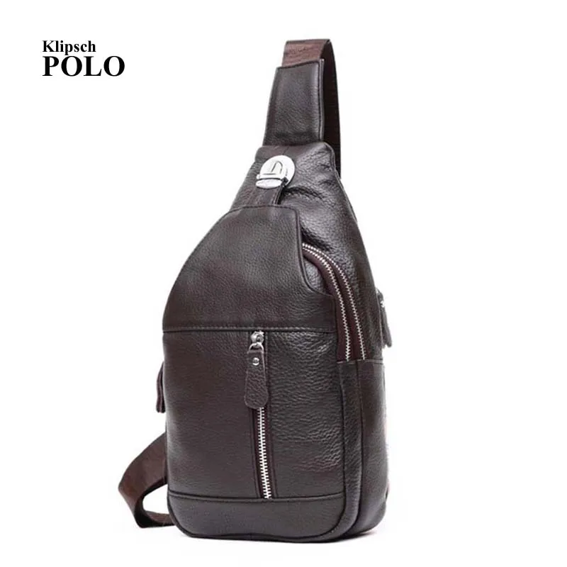 2017 Для мужчин S sling bag Пояса из натуральной кожи один сумка Грудь Crossbody поясная для