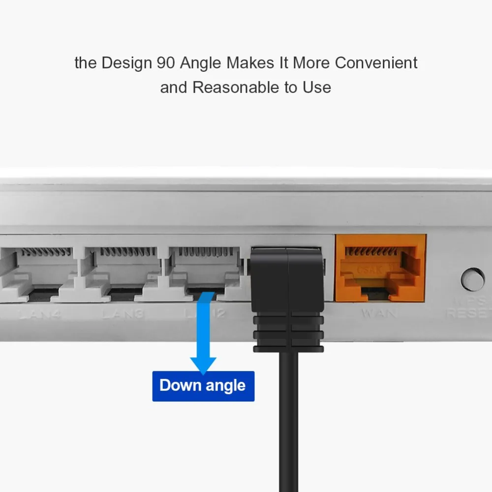 FTP Cat6 Ethernet шнур CableCreation Multi angle экранированный Удлинительный кабель Позолоченный