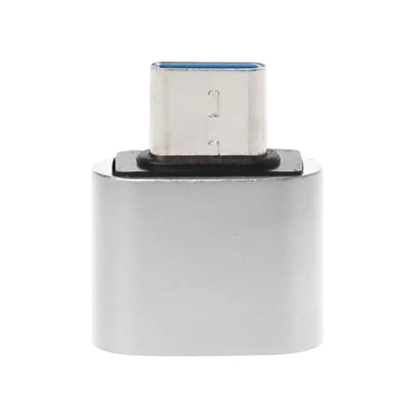Металлический USB C 3 1 Type папа к 2 0 Женский OTG адаптер для синхронизации данных Samsung S9