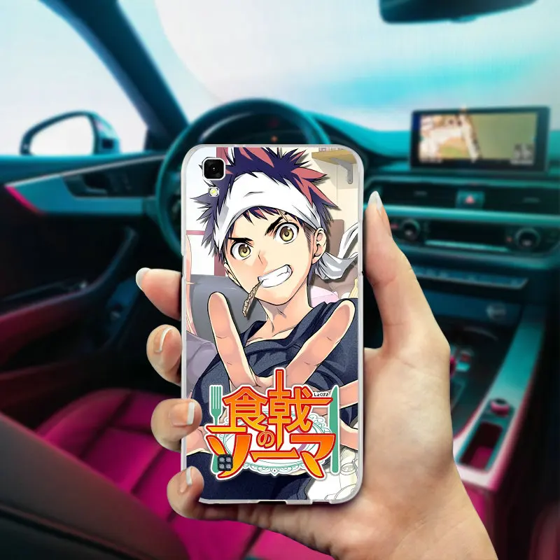 Soft TPU Phone Case for LG Spirit V10 V20 V30 G2 G3 Mini G4 G5 G6 K4 K7 K8 K10 HTC One Bag Cool Anime Shokugeki No Soma | Мобильные