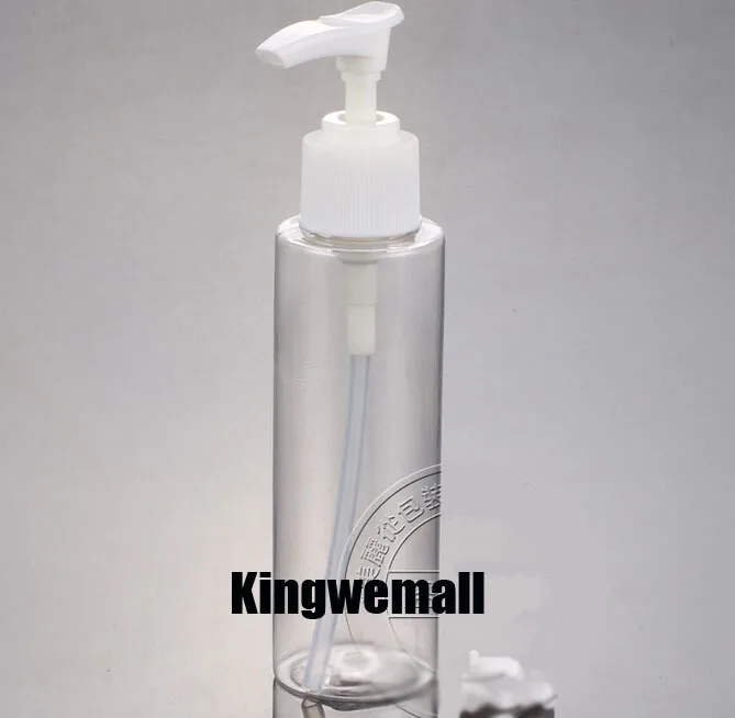 

300PCS/LOT 150ml Transparent Plastic Lotion Pump Bottle,150cc Pet Bottle With Press Pump, 150ml PET Cream Bottle