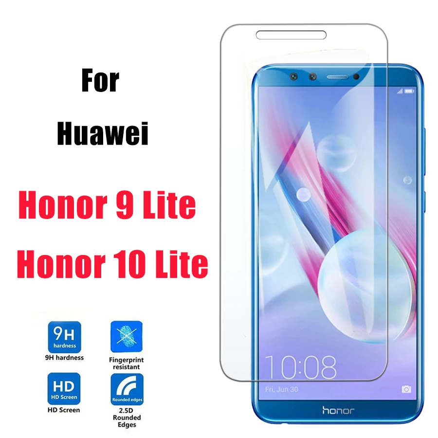 Защитное стекло для Huawei Honor 9 10 lite закаленное huawey xonor 9lite световое экрана
