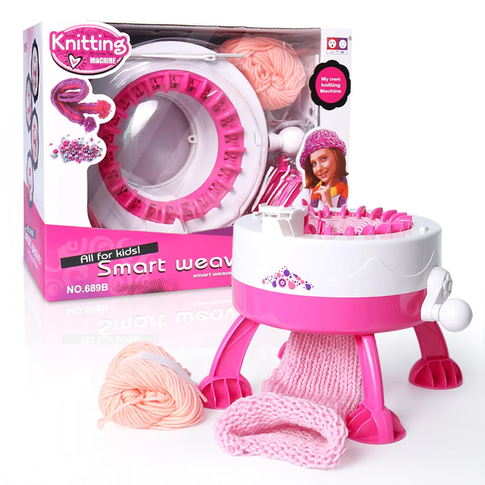 DIY девушки вязание ткацкий станок Пингвин шарф шляпа умный игрушечный набор для