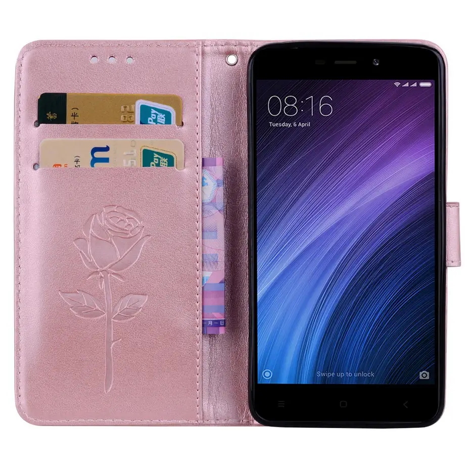 Чехол woodlysi для Xiaomi Redmi A4 4X 5A 6A чехол Redmi 4A 4 5 6 чехол Роскошный кожаный чехол-бумажник с откидной крышкой чехол для Xiaomi Redmi 4A