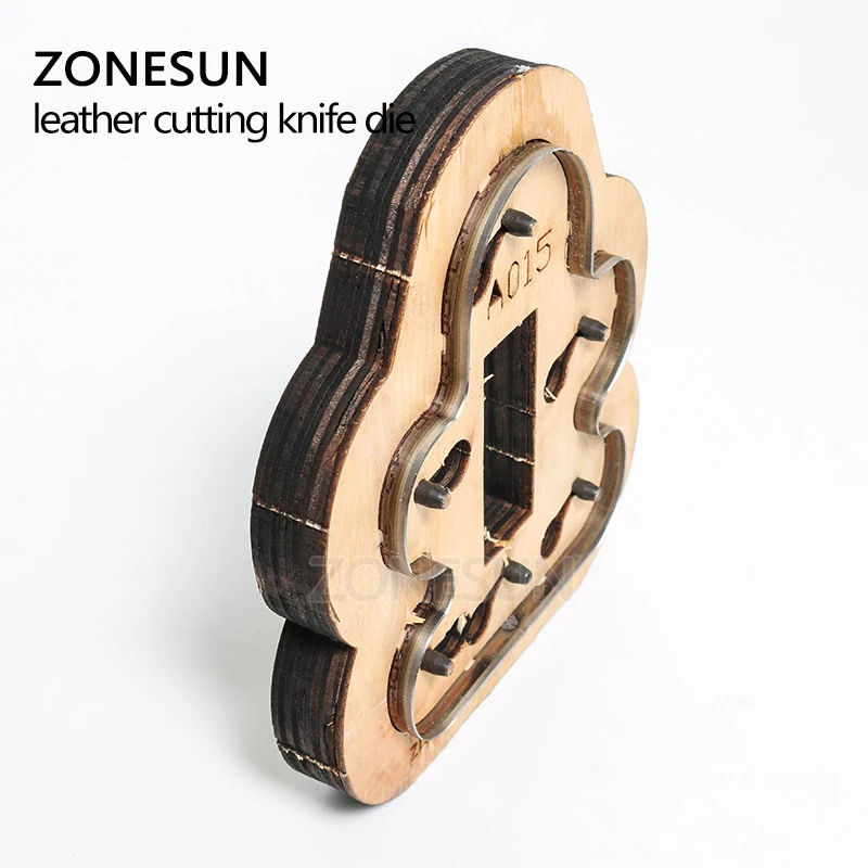 ZONESUN A105 кожаный штампованный брелок для ключей ручной работы кольцо чехол