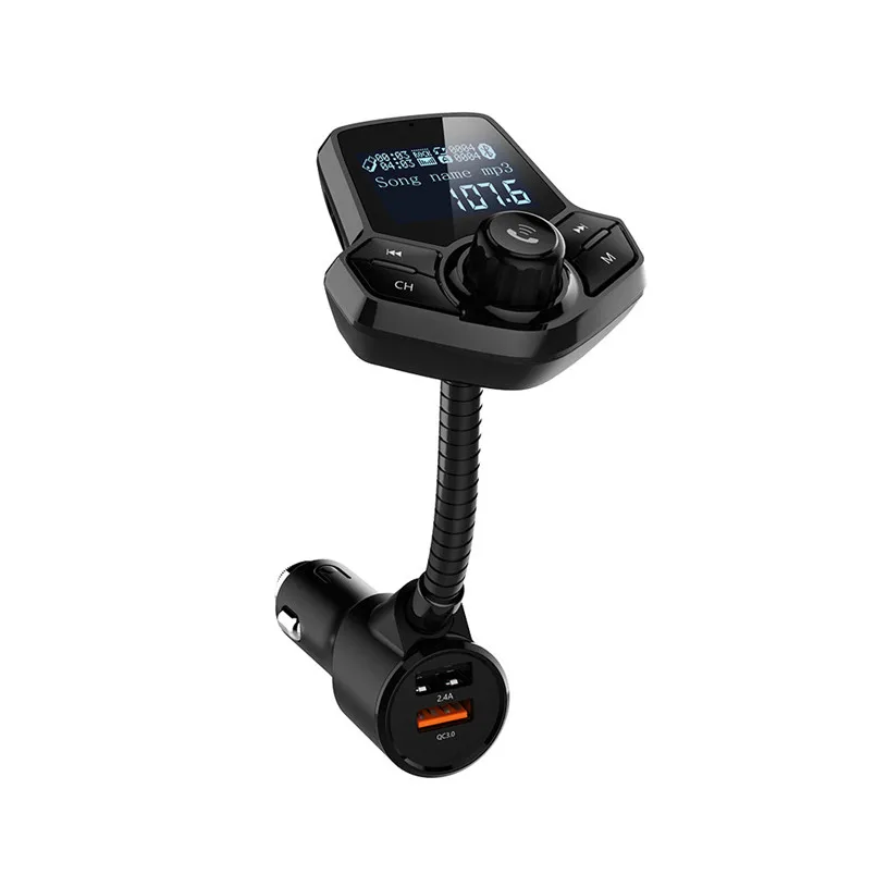 Wireless Bluetooth FM Transmitter Handsfree MP3 Player Radio Car Kit V4.2 Support TF Card U disk 30NT29 | Электроника