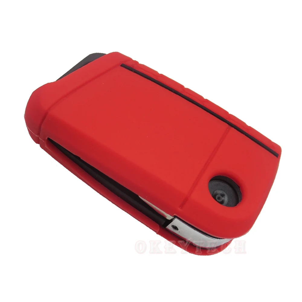 Силиконовый резиновый защитный чехол Okeytech для ключа VW Polo 2016 golf 7 MK7 Skoda A7 seat Leo|key fob