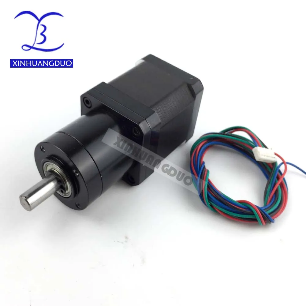 Фото Gear ratio 27:1 Planetary Gearbox stepper motor Nema 17 1.68A Geared Stepper Motor 3d printer Обустройство дома Gear ratio 27:1 Planetary Gearbox stepper motor Nema 17 1.68A Geared Stepper Motor 3d printer Обустройство дома