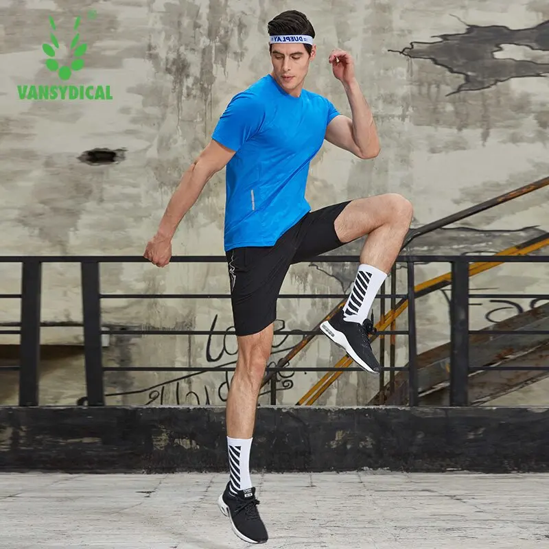 Vansydical мужские спортивные костюмы для бега спортивная одежда баскетбольные