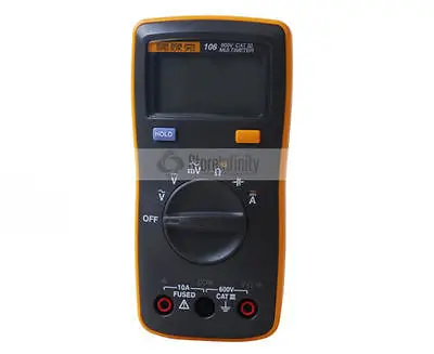 Ручной цифровой мини мультиметр Fluke 106