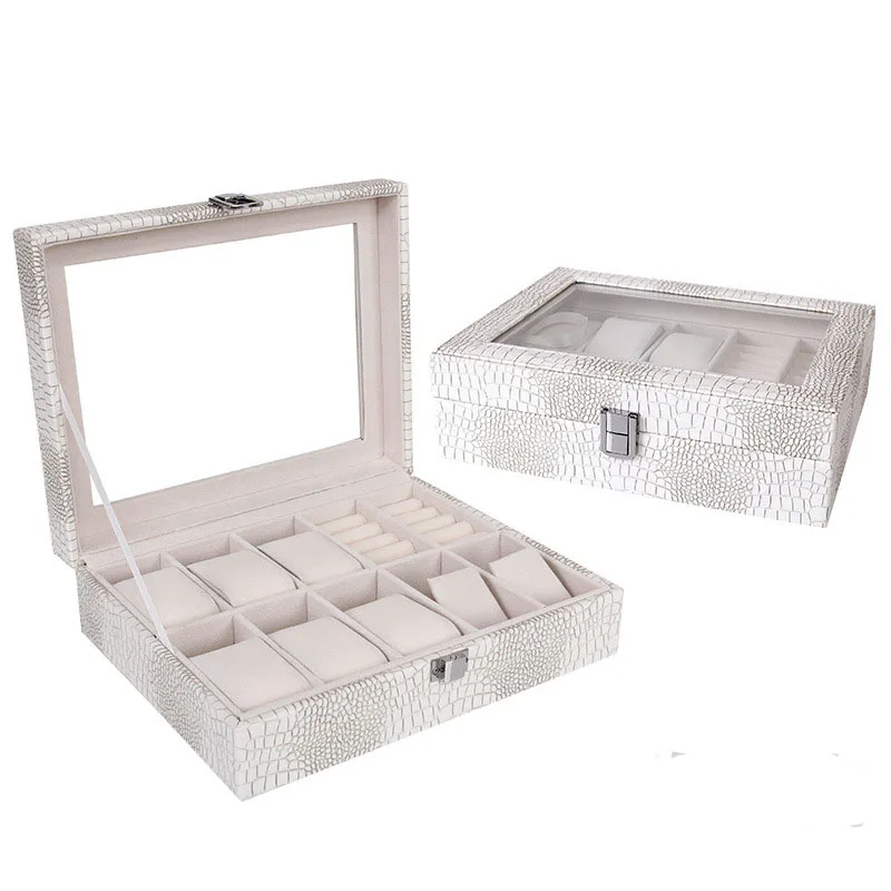 Wholesale Box for Jewelry/Watch/Bracelet/Ring Women/Men Leopard Leather Storage&ampDisplay Watches Hour Cases Gift Packaging | Наручные