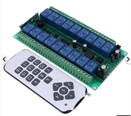 DC 12V 24V 10A 18CH RF беспроводной пульт дистанционного управления 1000 m сельское хозяйство безопасности промышленности управления