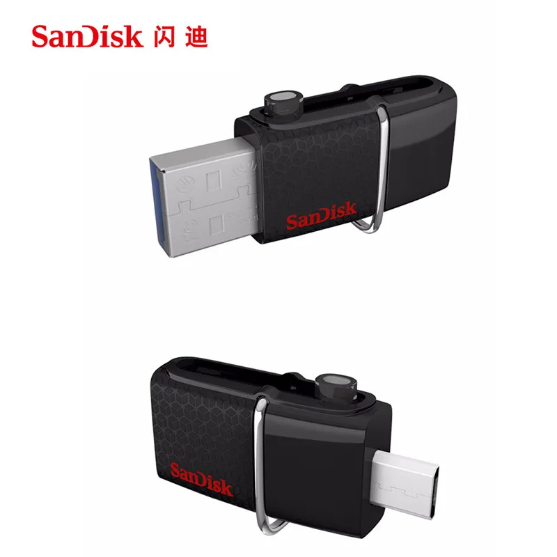SanDisk USB флеш накопитель 128 Гб 64 ГБ 32 16 8 256 карта памяти 3 0 диск U с MicroUSB|sandisk usb flash drive|u
