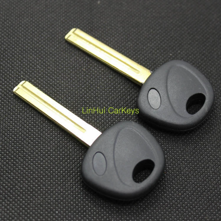 

PINECONE for HYUNDAI Keys Emergency Car Keys Uncut Brass Blank Blade Straight Key ABS Shell 1PC
