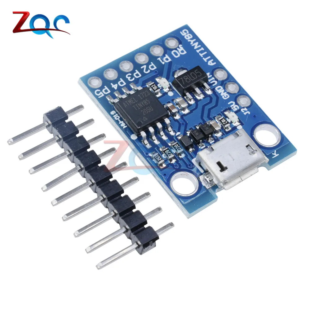 Attiny85 Digispark Kickstarter модуль макетной платы для Arduino встроенный USB 500ma 5V регулятор 8k