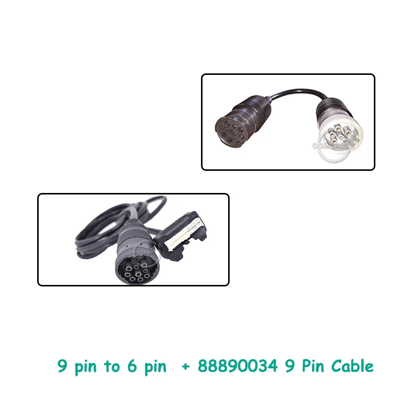 

6 pin cable with 9 pin diagnostic cable for vcads interface 88890020 diagnosis scanner 88890034 9 Pin Cable
