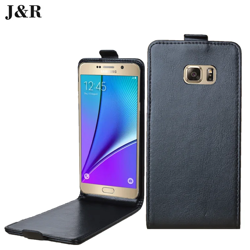 J &amp R брендовый чехол для samsung note 6 лучшее качество блестящая откидная Обложка на