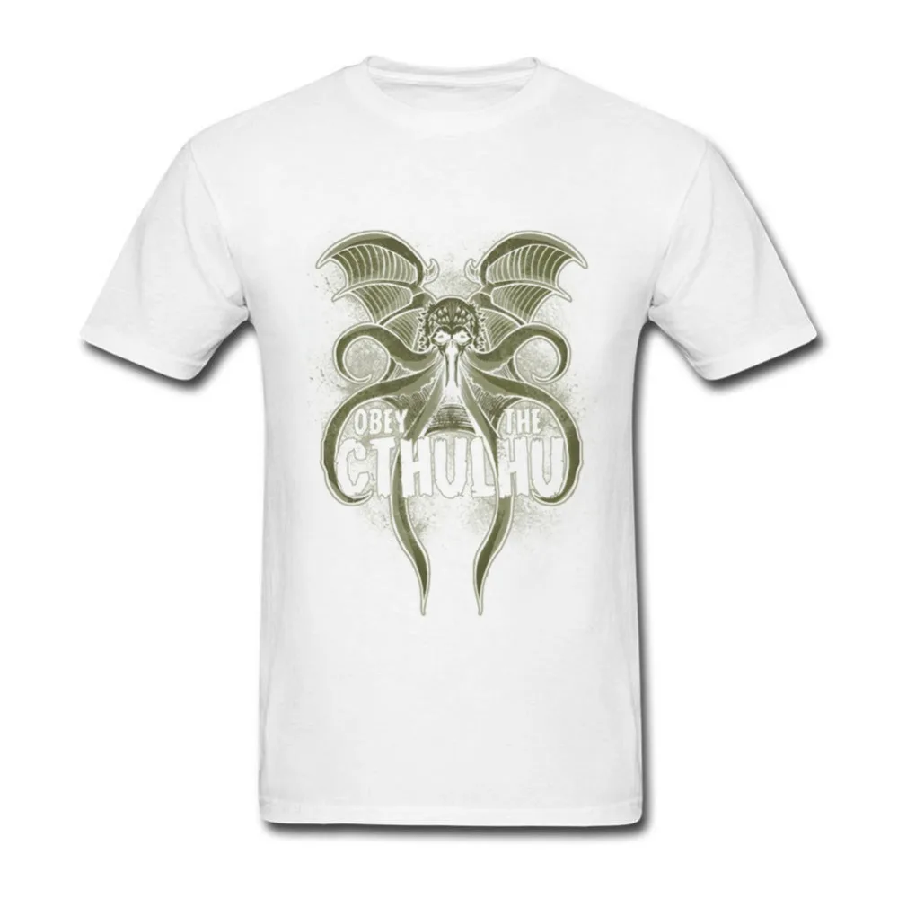 Obey the Cthulhu Футболка мужская облегающая футболка с коротким рукавом модная 2018 Hombre