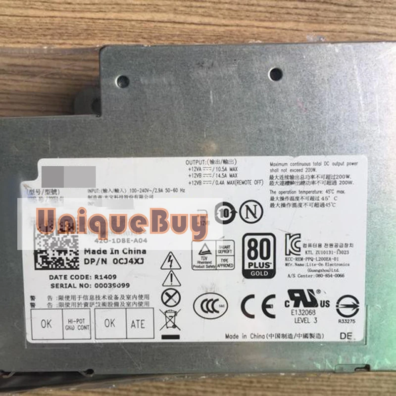 Для DELL 9010 2330 9020 Питание L200EA 00 F200EU 01 D200EA 200W RYK84|Блоки питания для компьютеров| |