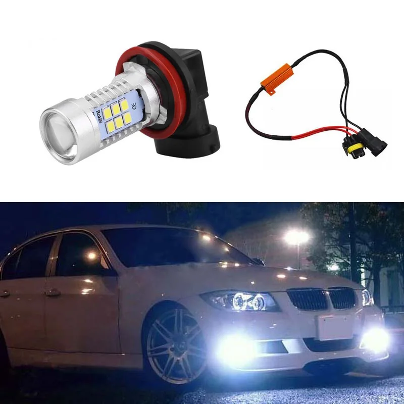 1 сверхъяркая светодиодная противотуманная фара H8 H11, лампа без ошибок для BMW E63, E64, E90, E91, E92, E93, 328i, 328xi, X5, E53, E70, E46, 325i 1 сверхъяркая светодиодная противотуманная фара H8 H11, лампа без ошибок для BMW E63, E64, E90, E91, E92, E93, 328i, 328xi, X5, E53, E70, E46, 325i