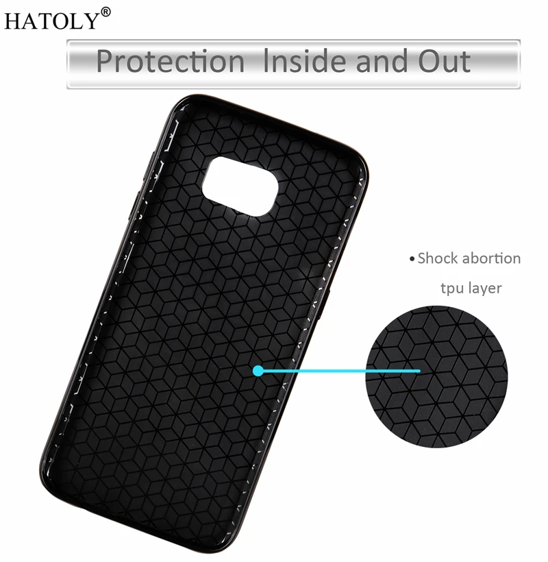 sFor Cover Samsung Galaxy S7 Case for Soft Rubber Silicone Armor Phone Shell Bumper | Мобильные телефоны и аксессуары