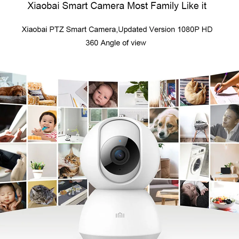 Xiaomi Mijia Smart IP камера 1080P WiFi ночное видение 360 градусов вид движения обнаружения безопасности монитор обновленная версия