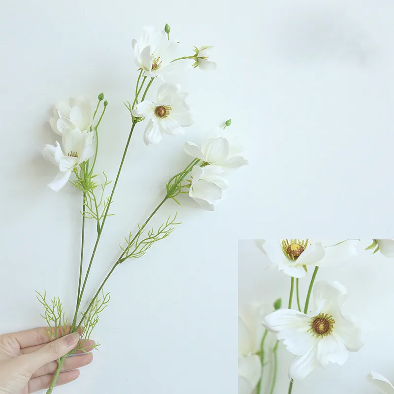 fleurs artificielles Космос одна ветка тутового цветок искусственный для домашнего