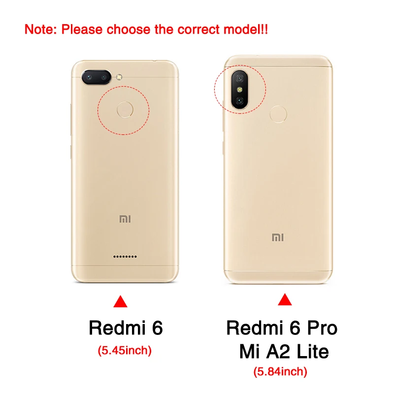 Чехол для Xiaomi Mi A2 Lite 5 84 '' Модный Цветной чехол-накладка телефона Redmi 6 Pro Redmi6