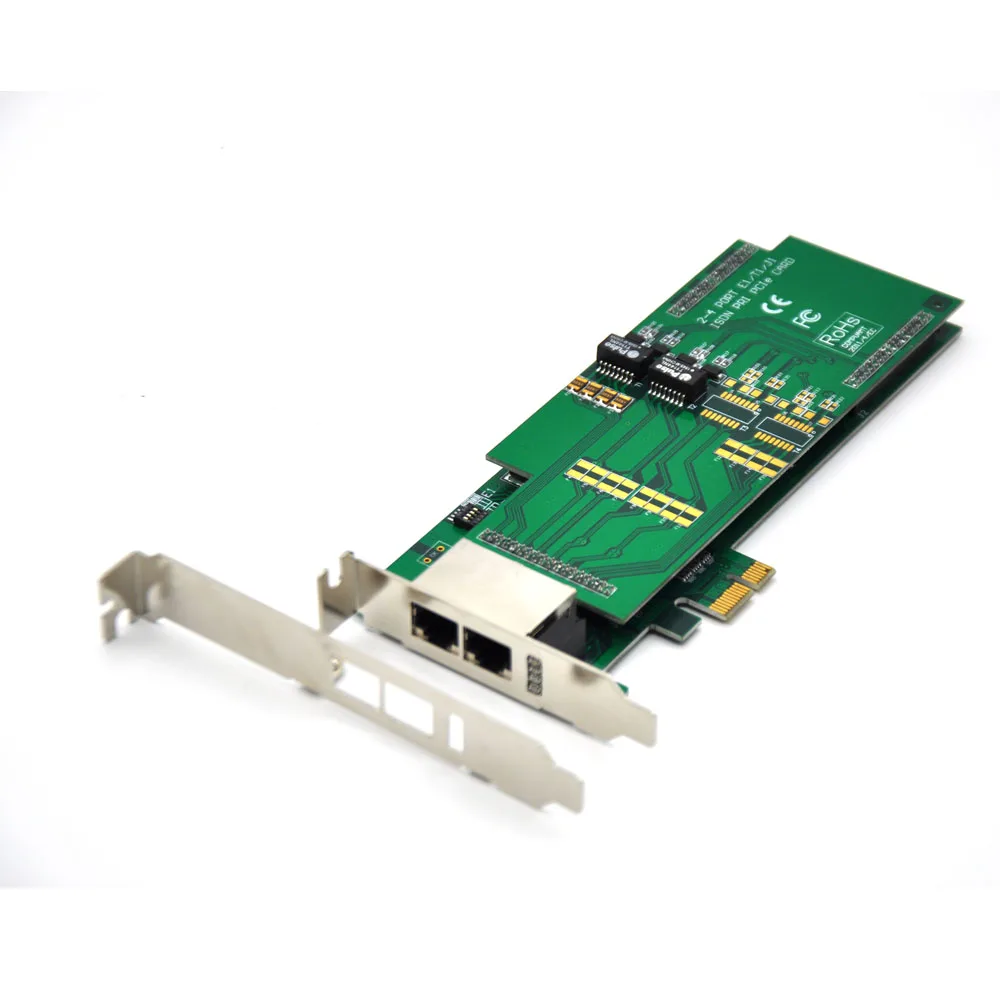 SinoV-TE220EL 2 E1 PCI-E Звездочка карты 2U класс | Компьютеры и офис