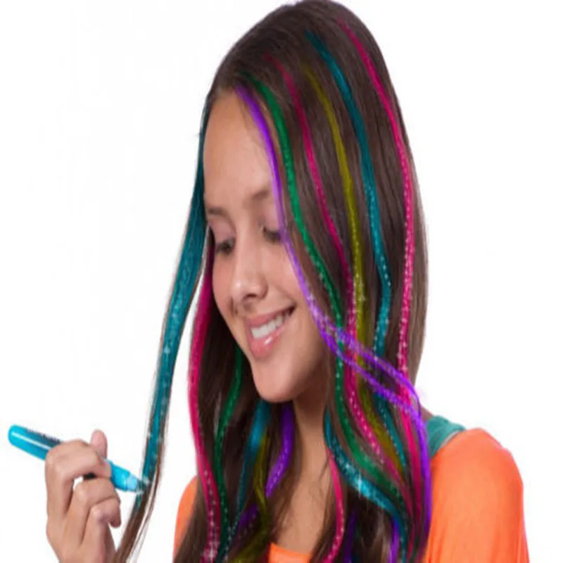 Новая мода 6 цветов s краска для волос временный Мел Мягкий салонный цвет своими