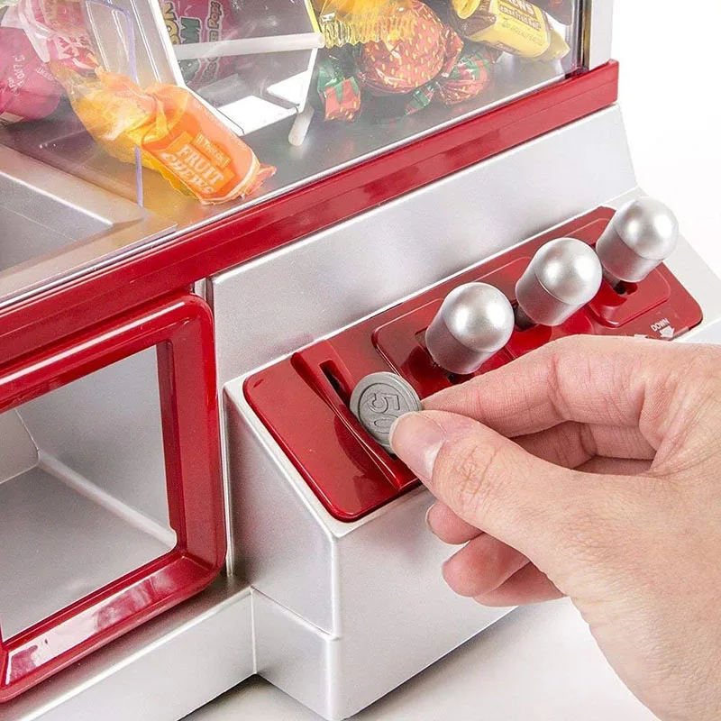 IQ детские игрушки электронная игрушка-коготь Candy Grabber с монетным управлением Игровая кукла машина с светодиодный подсветкой и музыкальным звуком без игрушек