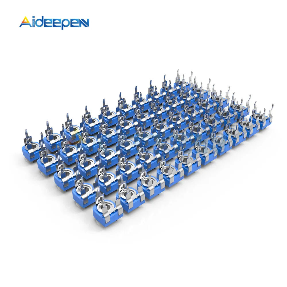 10pcs Adjustable RM065 RM-065 100 200 500 ohm 1K 2K 5K 10K 50K 100K 200K 500K 1M Trimpot Trimmer Potentiometer Variable Resistor |