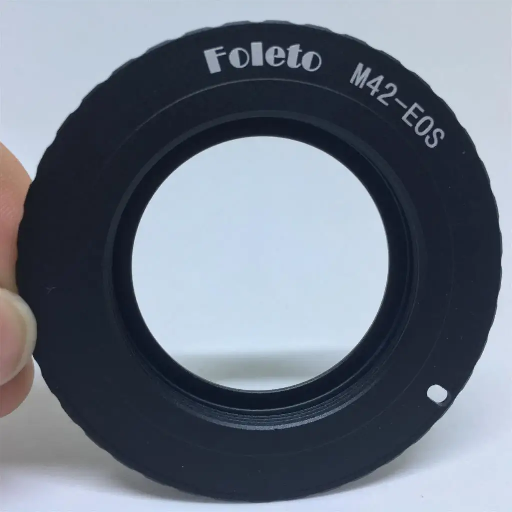 Foleto AF III подтвердить M42 объектив для адаптер EOS для камеры Canon EF крепление кольцо 60D 550D 600D 7D 5D 1100D черный
