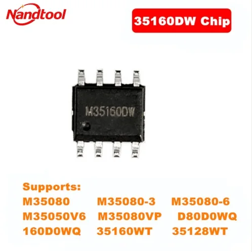 

Чип Xhorse 35160DW отклоняет красную точку, нет необходимости в симуляторе, работает с VDI Prog Key программатор поддерживает 35160WT, M35080 и т. д.