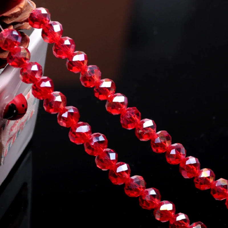 

Хит продаж, высококачественные плоские овальные фарфоровые Австрийские кристаллы 6 мм 495 шт./лот AAA, бусины для ювелирных изделий ручной рабо...