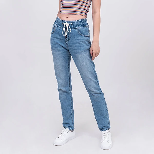 Light blue Luckinyoyo брюки джинсы женские джинсы с высокой талией большие размеры джинсы мом джинсы бананы джинсы бойфренды широкие джинсы высокая талия больших размеров женские джинсы джинсы большого размера женские 6 5XL - Цвет: Light blue