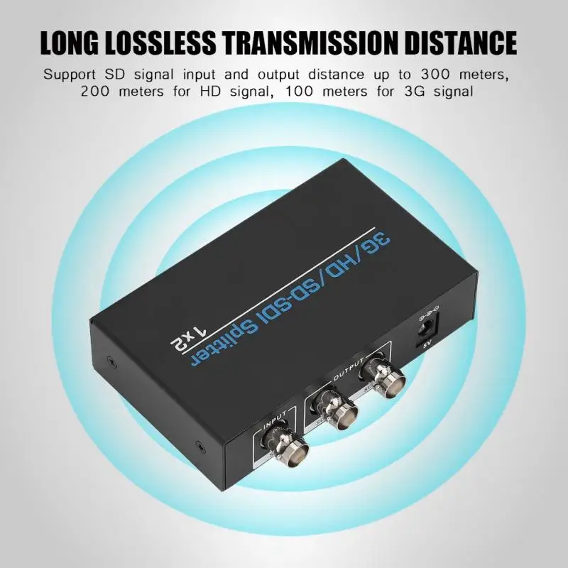 1X2 3G Hd Sd Sdi Video Splitter Combo Box Bnc 1 в 2 выхода дистрибьютора 1920x1080P для Hdtv (вилка