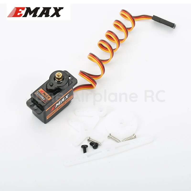 Фото 4 шт Оригинал EMAX ES08MA II Мини из металла Шестерни Аналоговый сервопривод 4 шт Оригинал EMAX ES08MA II Мини из металла Шестерни Аналоговый сервопривод