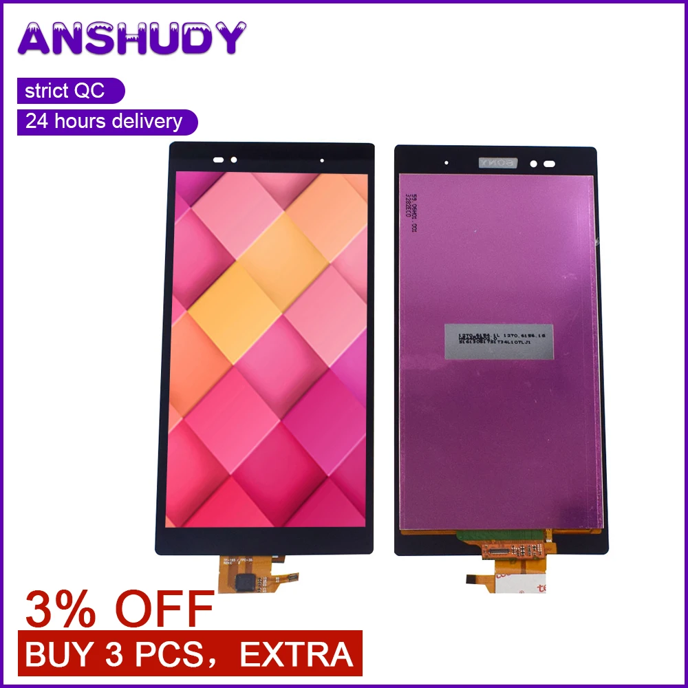 Для Sony Xperia Z Ultra XL39h ЖК дисплей сенсорный экран дигитайзер сенсор стекло в сборе