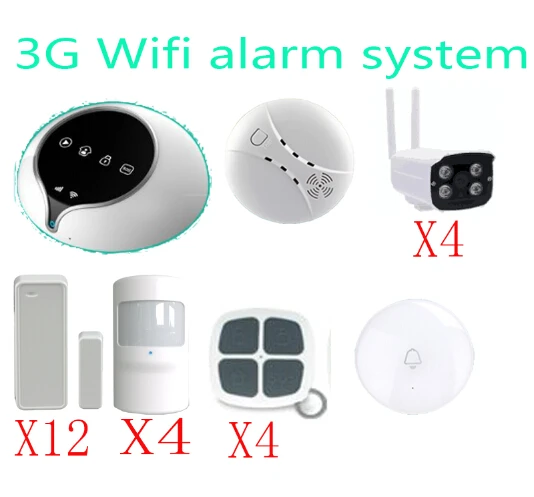 3G WIFI сигнализация беспроводная домашняя система охранной сигнализации