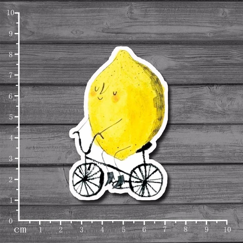 Водостойкий блокнот для поездок на велосипеде Dead Fly Lemon детские игрушки наклейки