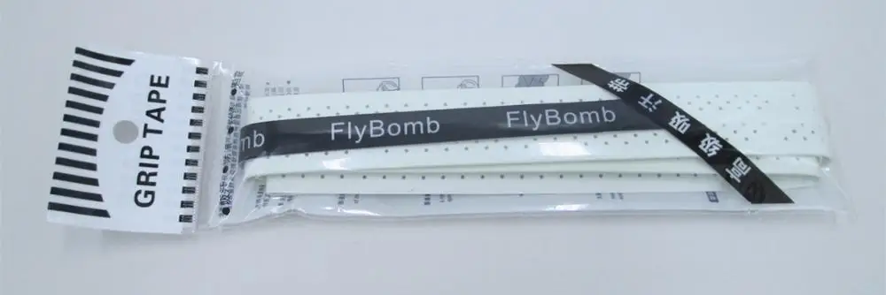 FlyBomb Высокое качество ракетки для бадминтона овергрипы теннисные ракетки обертывания противоскользящие килевые ручки клей для рук эластичность овергрип L349OLD - Цвет: white