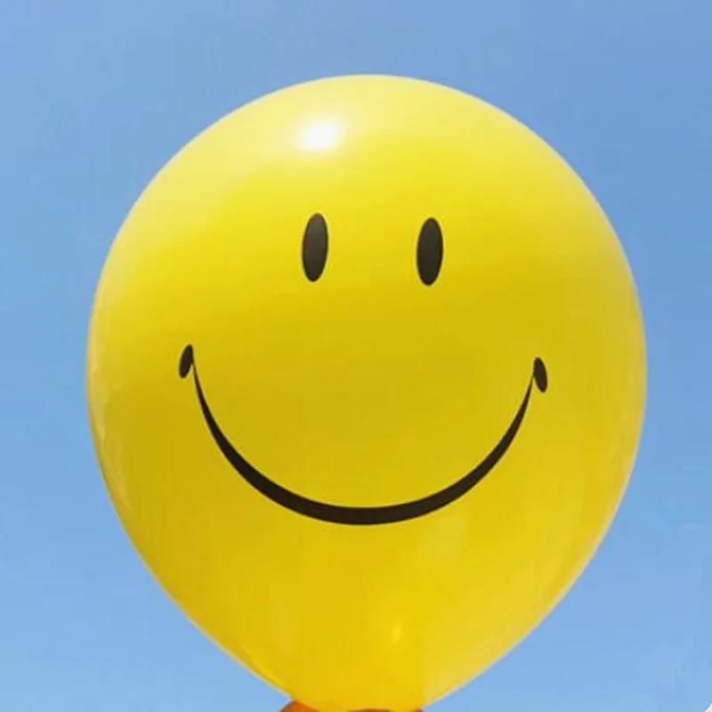 

100pcs 12 inch Assorted Bright Color Latex Balloons Party Big mouth Smiley balloons Birthday Wedding New Year Party Decorat Ball