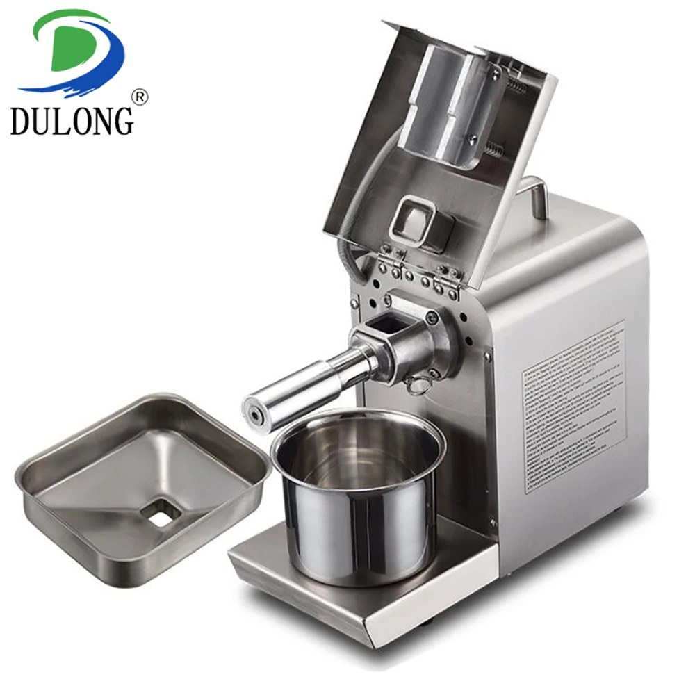 Automatic hot and cold commercial oil press machine squeeze peanut sesame presser high extraction rate | Бытовая техника